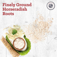 Horseradish Powder by International Spice, Prepared Pure Horseradish Seasoning, Essential Kitchen Spice for Sauces, Seafood, Meat, and Vegetables, Restaurant Quality, Non GMO, Kosher, 14 oz. Bottle