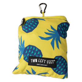 "2 Left Feet Pineapple Flock" Swim Trunk