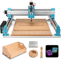 Genmitsu CNC Router Machine 4040-PRO for Woodworking Metal Acrylic MDF Nylon Cutting Milling, GRBL Control, 3 Axis CNC Engraving Machine, Working Area 400 x 400 x 78mm (15.7” x 15.7” x 3.1”)