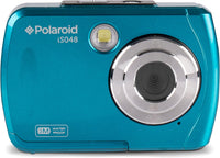 Polaroid IS048 Waterproof Instant Sharing 16 MP Digital Portable Handheld Action Camera, Teal