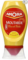 Amora Strong Dijon Mustard from France - 2 plastic bottles - 265 grams each, 9.35 Ounce (Pack of 2) - Big Hawaiian Gift Shop