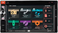 Dual Electronics DV622 6.2" Multimedia Touch Screen Double DIN Car Stereo Radio with CD DVD Player, Siri/Google Voice Assist, Bluetooth, USB and microSD Inputs