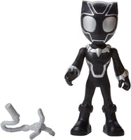 Spidey and His Amazing Friends Supersized Black Panther Marvel Action Figure, 9-inch, Preschool Super Hero Toys, Kids Easter Basket Stuffers or Gifts, Ages 3+