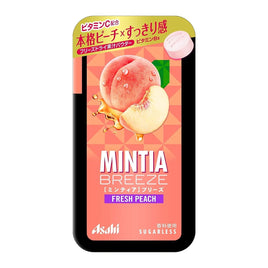"Mintia Breeze" Fresh Peach 0.8oz 5pcs Japanese Mint Tablet Ninjapo