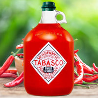 Tabasco Pepper Sauce Gallon 128 Ounces Glass Jug - Novelty Gift For Hot Sauce Enthusiast - Bundled by Louisiana Pantry (Sweet and Spicy Sauce) - Big Hawaiian Gift Shop
