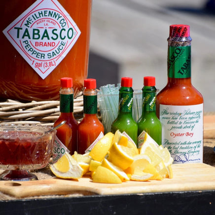 Tabasco Pepper Sauce Gallon 128 Ounces Glass Jug - Novelty Gift For Hot Sauce Enthusiast - Bundled by Louisiana Pantry (Sweet and Spicy Sauce) - Big Hawaiian Gift Shop